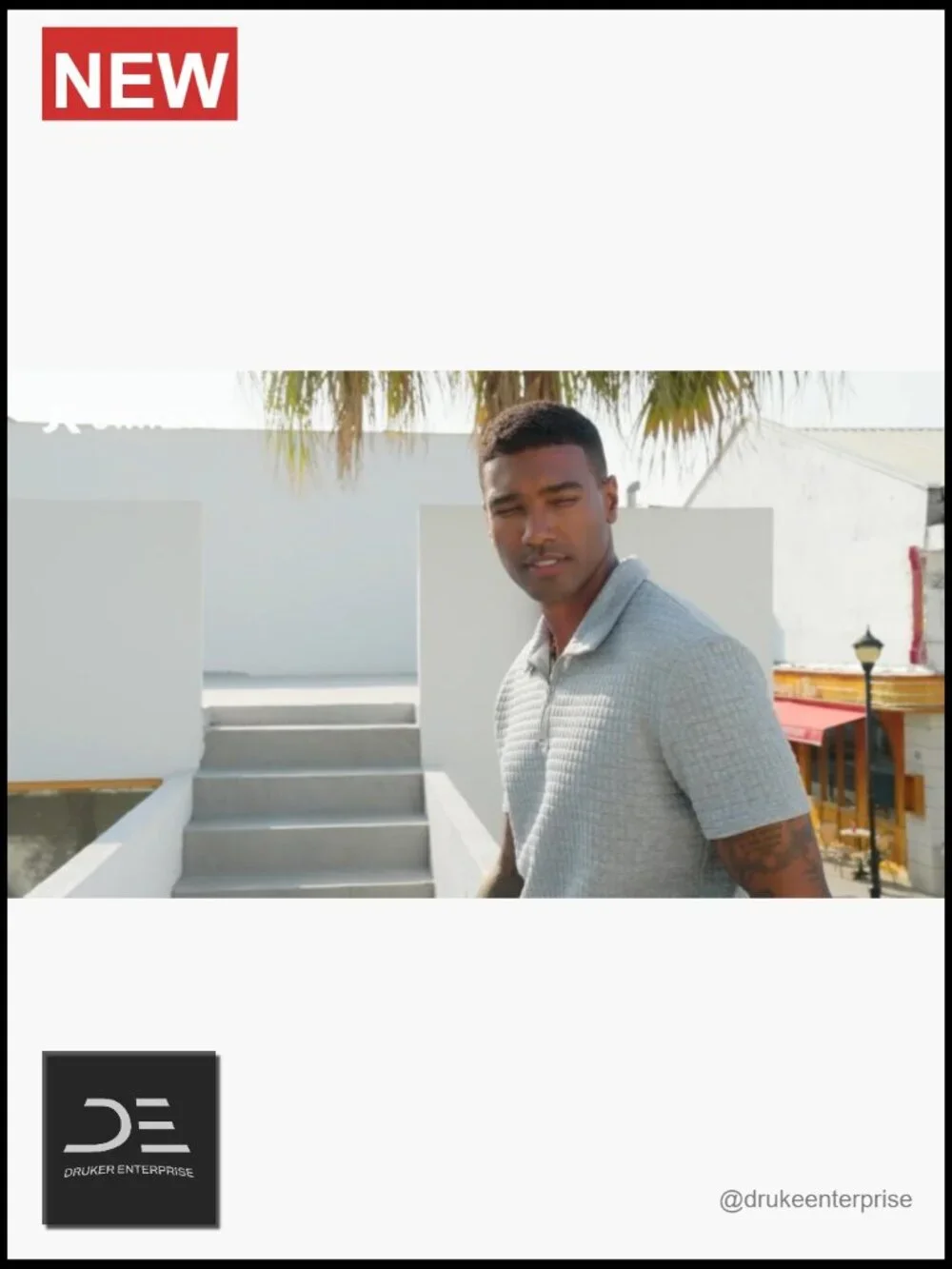 Men's 2 Piece Waffle Knit Outfit Half Zip Polo Shirt and Shorts Textured Summer